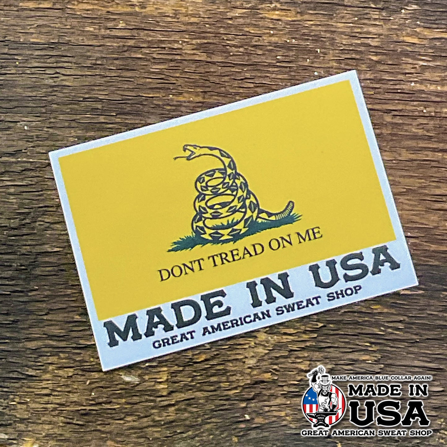 Vinyl Sticker - Gadsden Flag