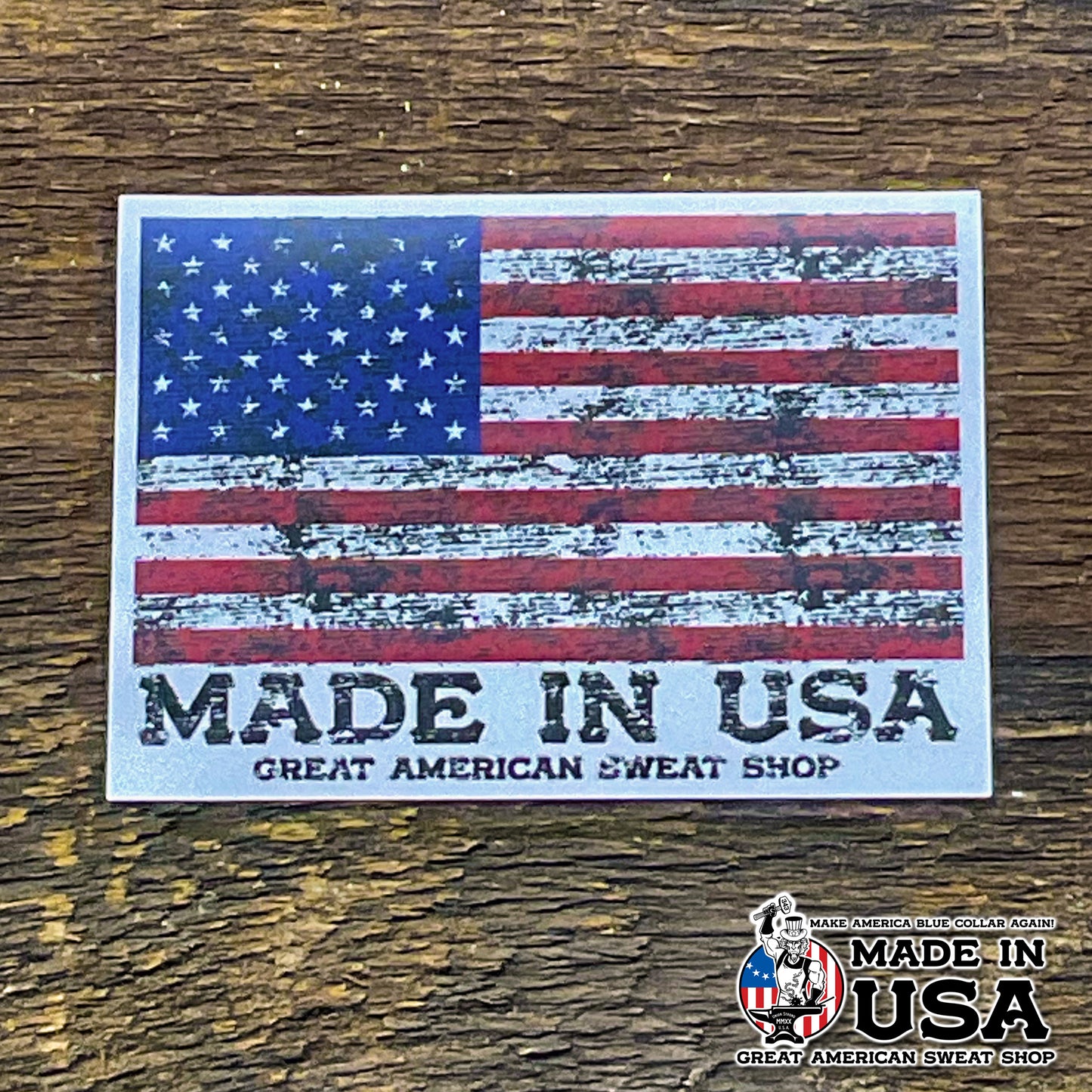 Vinyl Sticker - USA Flag