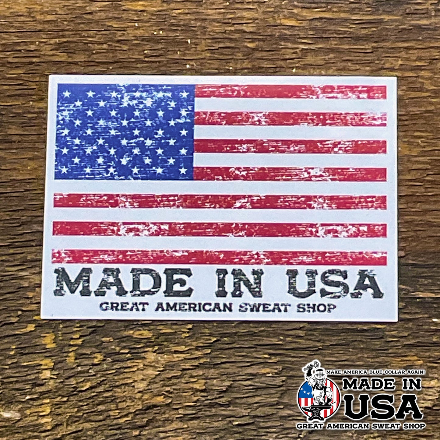 Vinyl Sticker - USA Flag