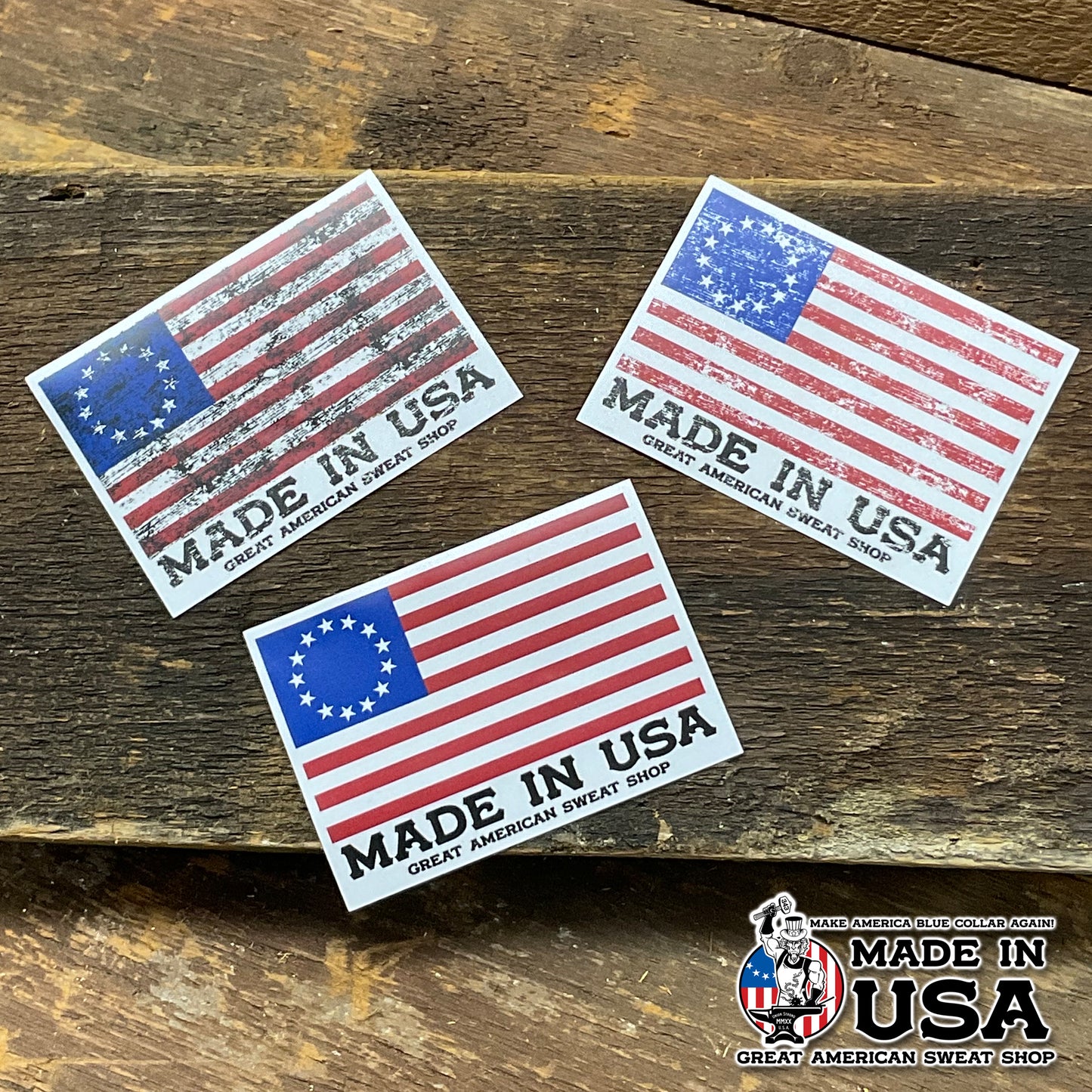 Vinyl Sticker - Betsy Ross Flag