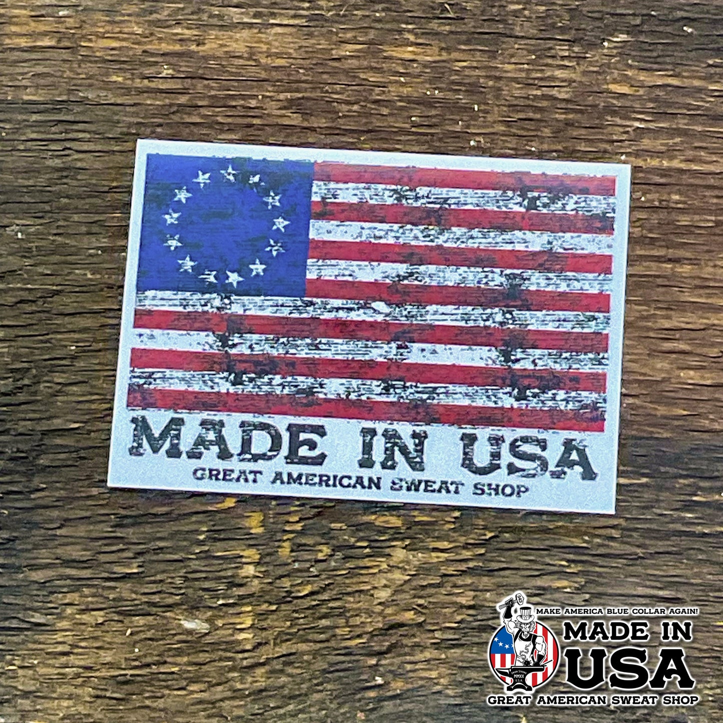 Vinyl Sticker - Betsy Ross Flag