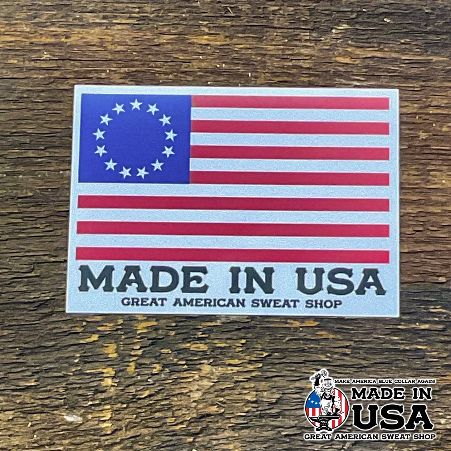 Vinyl Sticker - Betsy Ross Flag