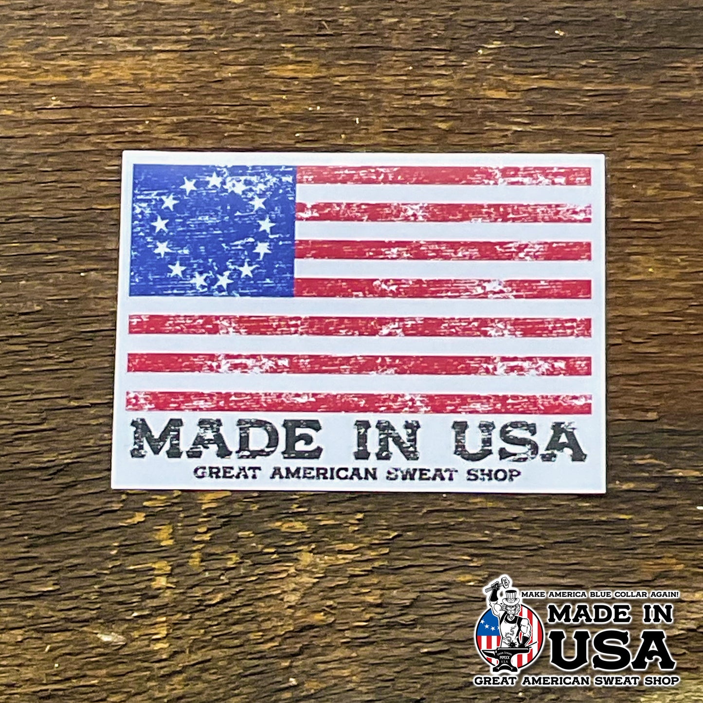 Vinyl Sticker - Betsy Ross Flag