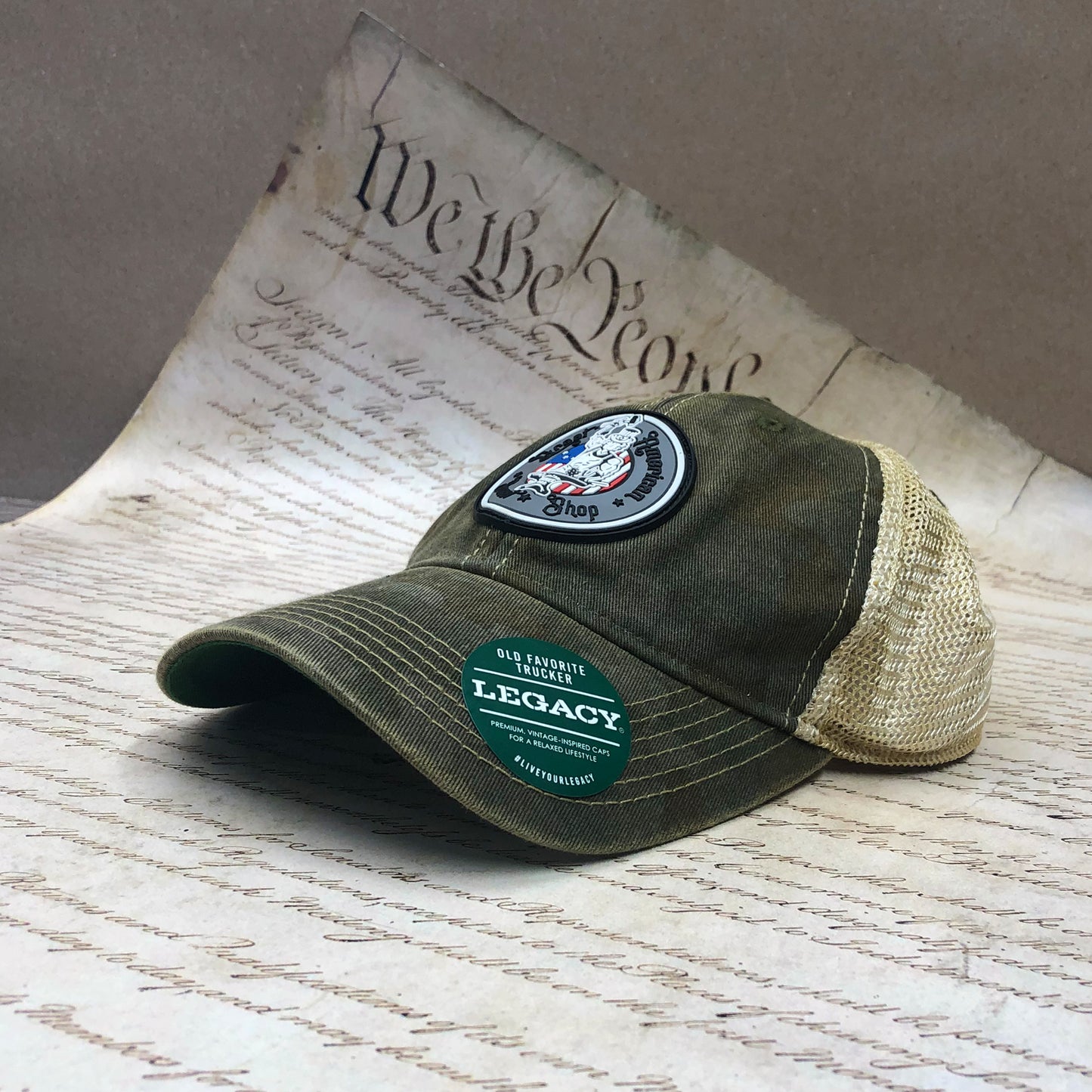 Legacy Trucker Hat - Camo GASS PVC Patch