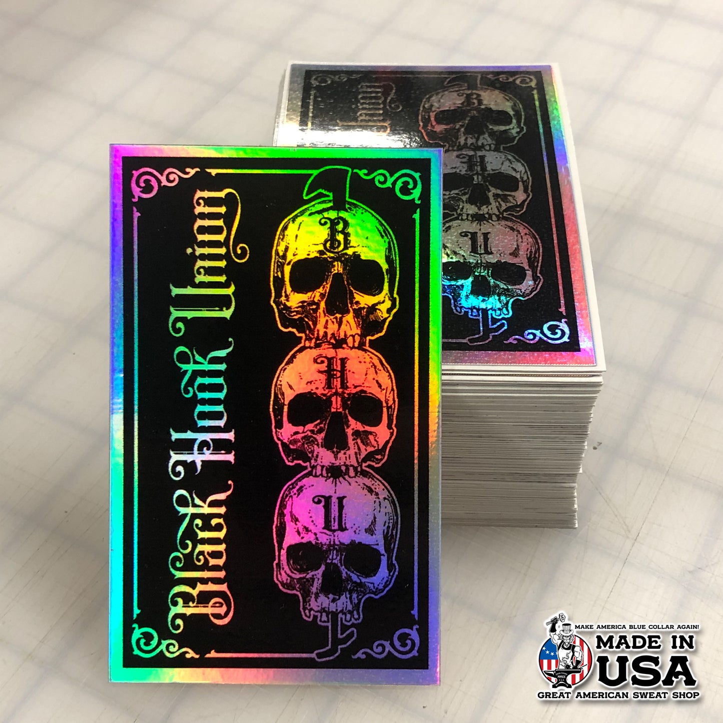 Bulk Custom Holographic Stickers