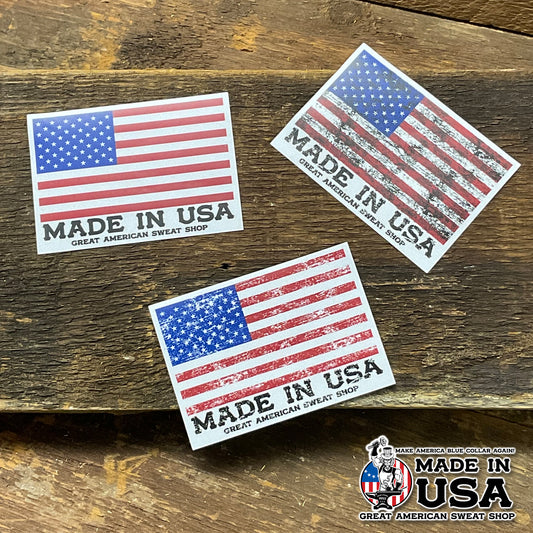 Vinyl Sticker - USA Flag