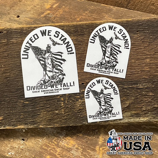 Vinyl Sticker - United We Stand - Uncle Sam