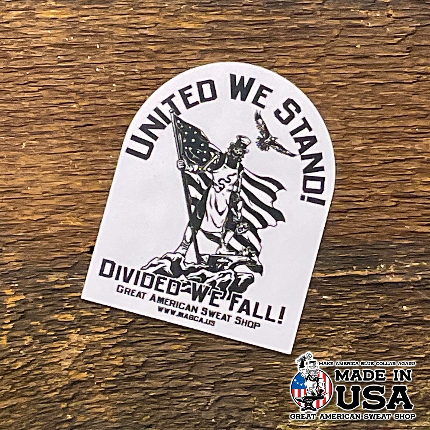 Vinyl Sticker - United We Stand - Uncle Sam